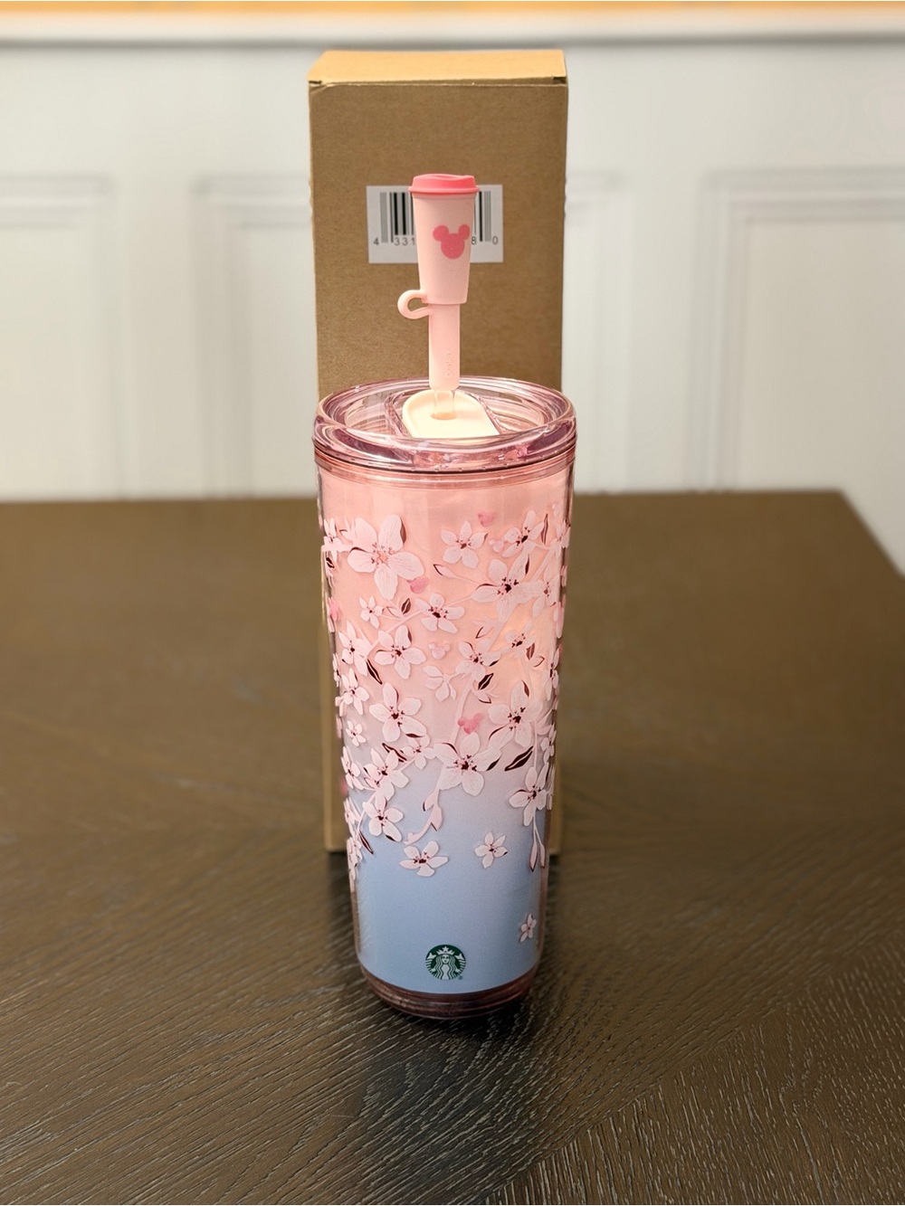Starbucks Mickey Mouse Icon Sakura Cherry Blossom Tumbler